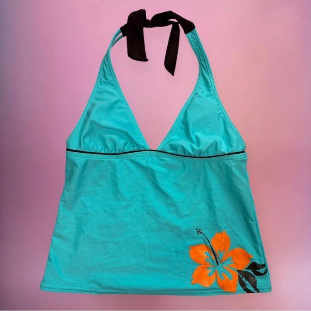 Women's Blue Bikini-and-tankini-tops